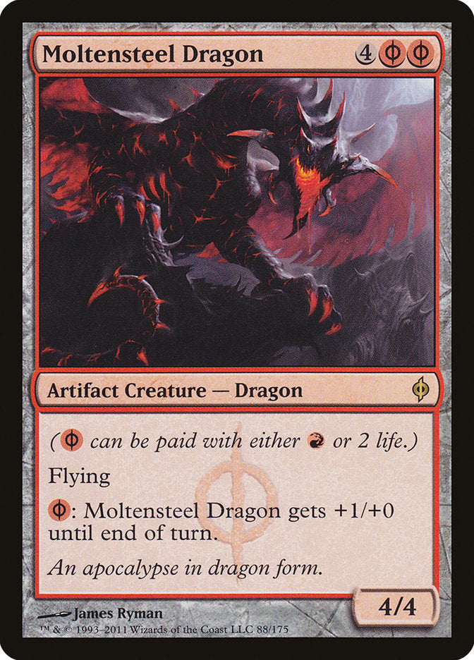 Moltensteel Dragon [New Phyrexia] | Card Merchant Takapuna