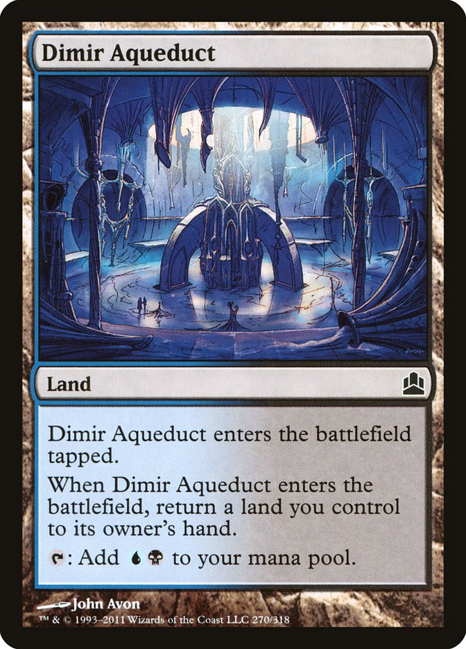 Dimir Aqueduct [Commander 2011] | Card Merchant Takapuna