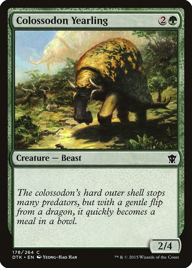 Colossodon Yearling [Dragons of Tarkir] | Card Merchant Takapuna