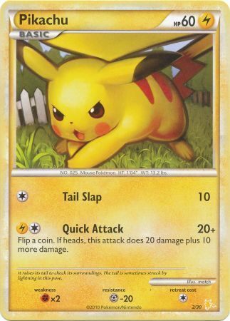 Pikachu (2/30) [HeartGold & SoulSilver: Trainer Kit - Raichu] | Card Merchant Takapuna