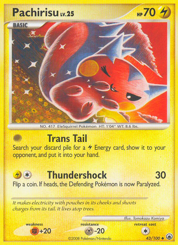 Pachirisu (43/100) [Diamond & Pearl: Majestic Dawn] | Card Merchant Takapuna