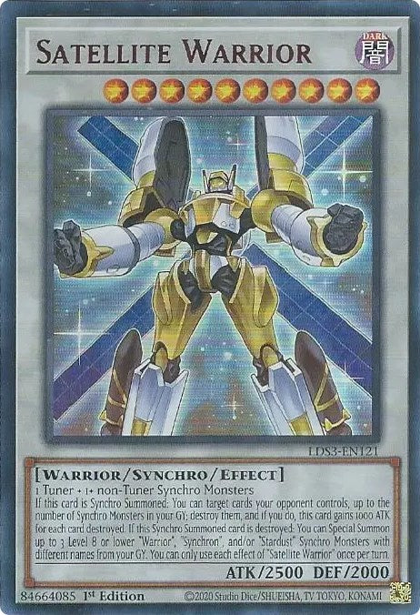 Satellite Warrior (Red) [LDS3-EN121] Ultra Rare | Card Merchant Takapuna