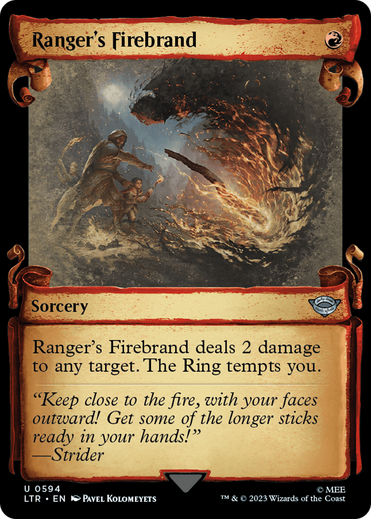 Ranger's Firebrand [The Lord of the Rings: Tales of Middle-Earth Showcase Scrolls] | Card Merchant Takapuna