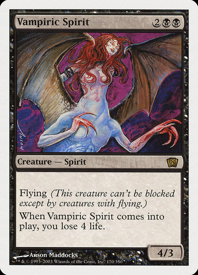 Vampiric Spirit [Eighth Edition] | Card Merchant Takapuna