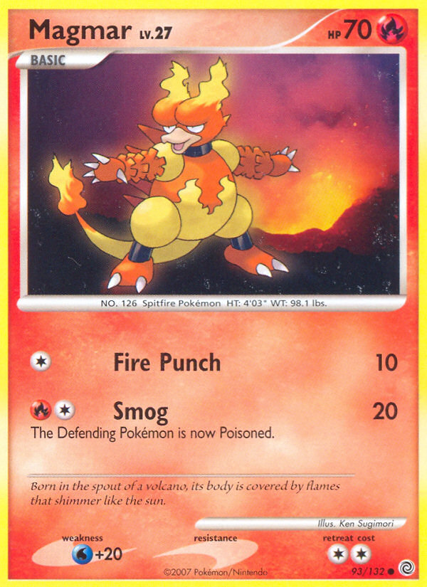 Magmar (93/132) [Diamond & Pearl: Secret Wonders] | Card Merchant Takapuna