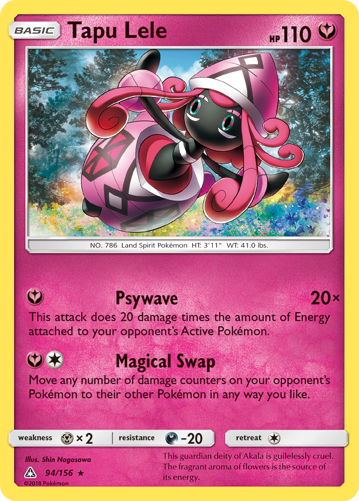 Tapu Lele (94/156) [Sun & Moon: Ultra Prism] | Card Merchant Takapuna