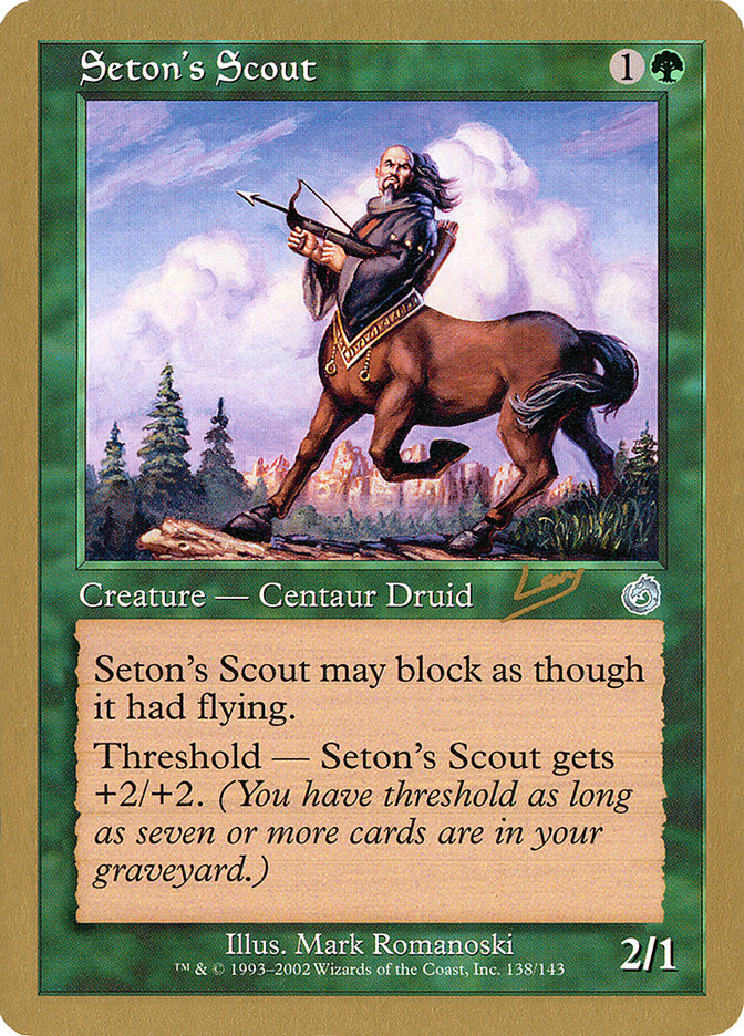 Seton's Scout (Raphael Levy) [World Championship Decks 2002] | Card Merchant Takapuna