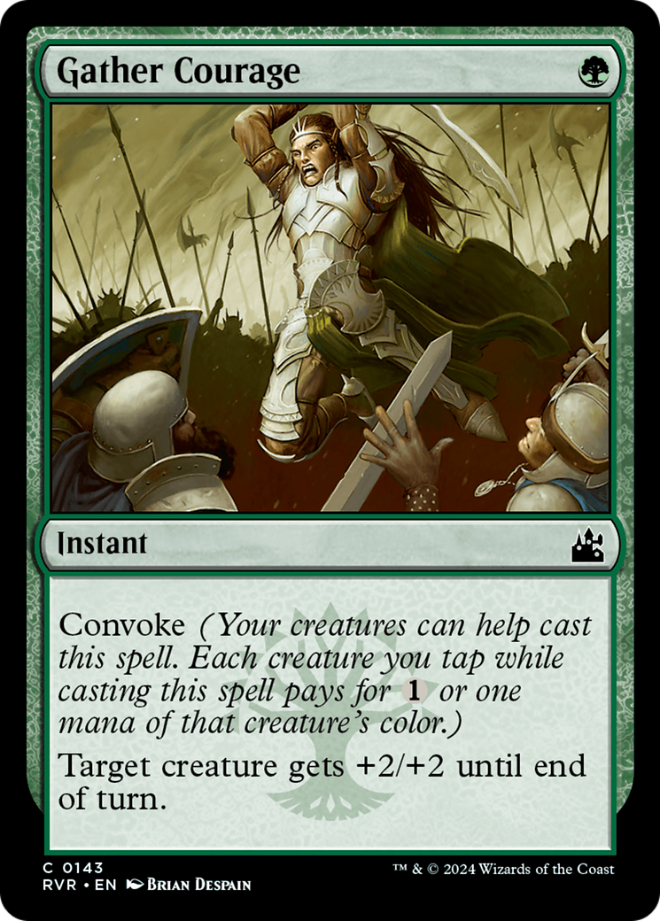 Gather Courage [Ravnica Remastered] | Card Merchant Takapuna