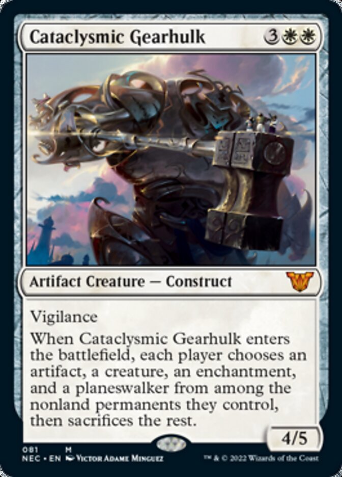 Cataclysmic Gearhulk [Kamigawa: Neon Dynasty Commander] | Card Merchant Takapuna