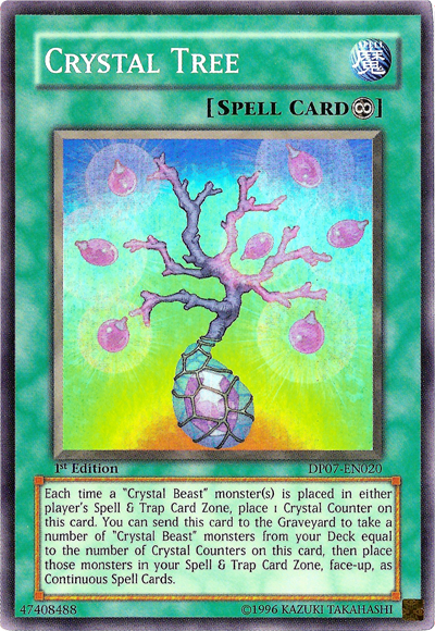 Crystal Tree [DP07-EN020] Super Rare | Card Merchant Takapuna