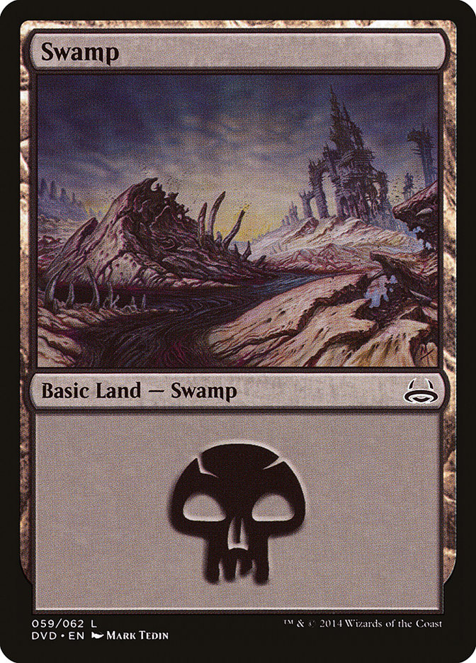 Swamp (59) (Divine vs. Demonic) [Duel Decks Anthology] | Card Merchant Takapuna