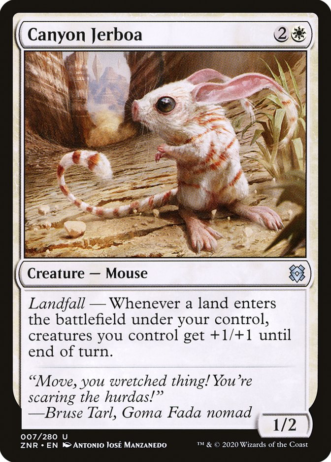 Canyon Jerboa [Zendikar Rising] | Card Merchant Takapuna