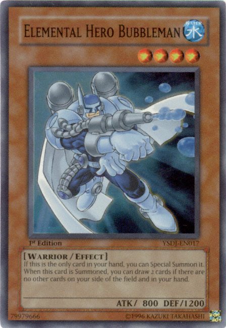 Elemental HERO Bubbleman [YSDJ-EN017] Super Rare | Card Merchant Takapuna