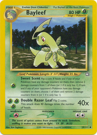 Bayleef (29/111) [Neo Genesis Unlimited] | Card Merchant Takapuna