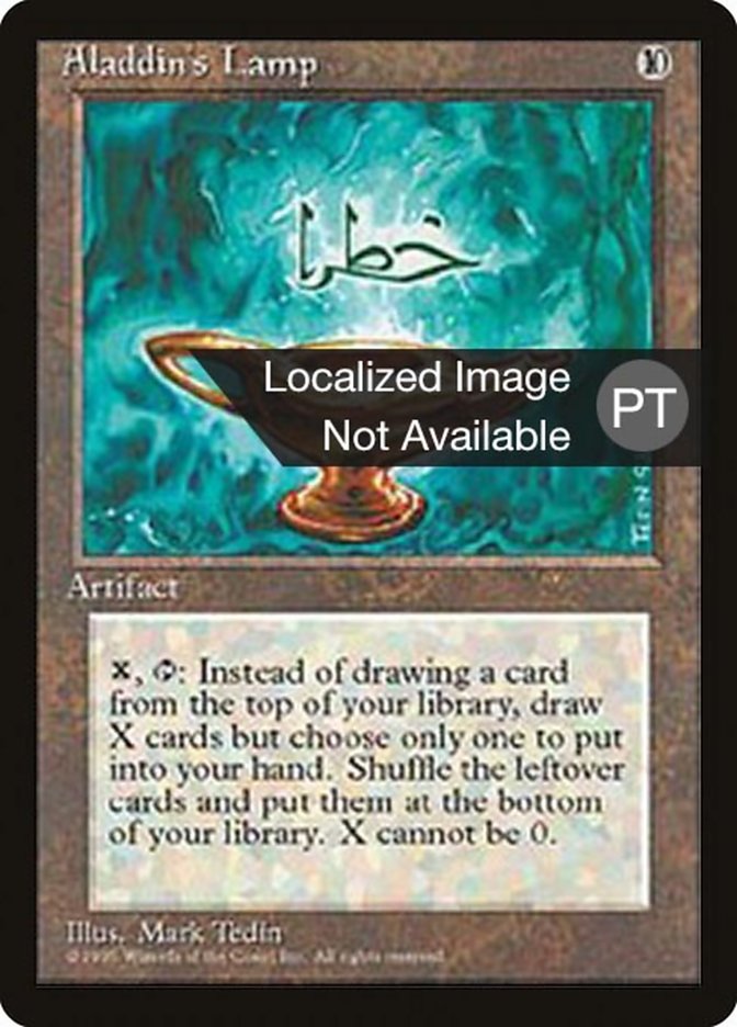 Aladdin's Lamp [Fourth Edition (Foreign Black Border)] | Card Merchant Takapuna