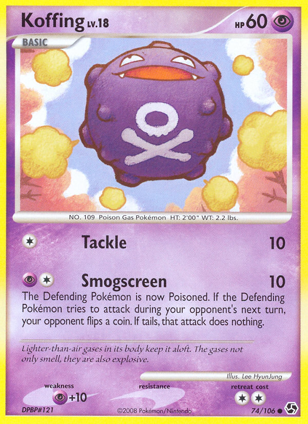 Koffing (74/106) [Diamond & Pearl: Great Encounters] | Card Merchant Takapuna