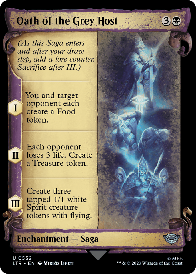 Oath of the Grey Host [The Lord of the Rings: Tales of Middle-Earth Showcase Scrolls] | Card Merchant Takapuna