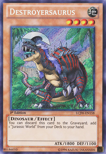 Destroyersaurus [LCJW-EN158] Secret Rare | Card Merchant Takapuna