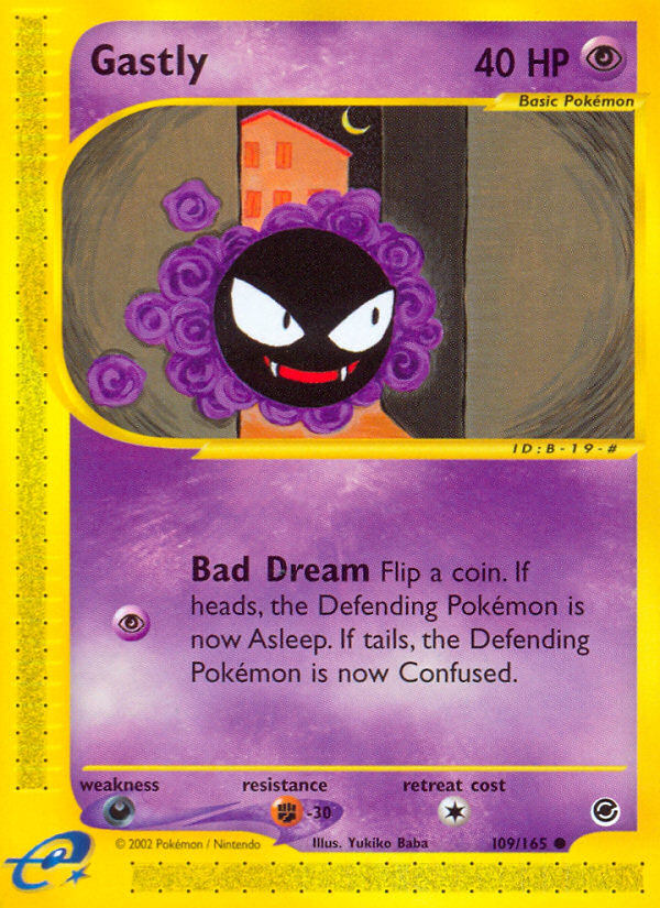 Gastly (109/165) [Expedition: Base Set] | Card Merchant Takapuna