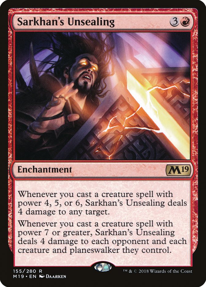 Sarkhan's Unsealing [Core Set 2019] | Card Merchant Takapuna