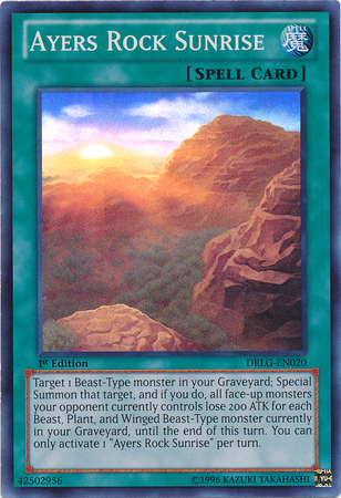 Ayers Rock Sunrise [DRLG-EN020] Super Rare | Card Merchant Takapuna