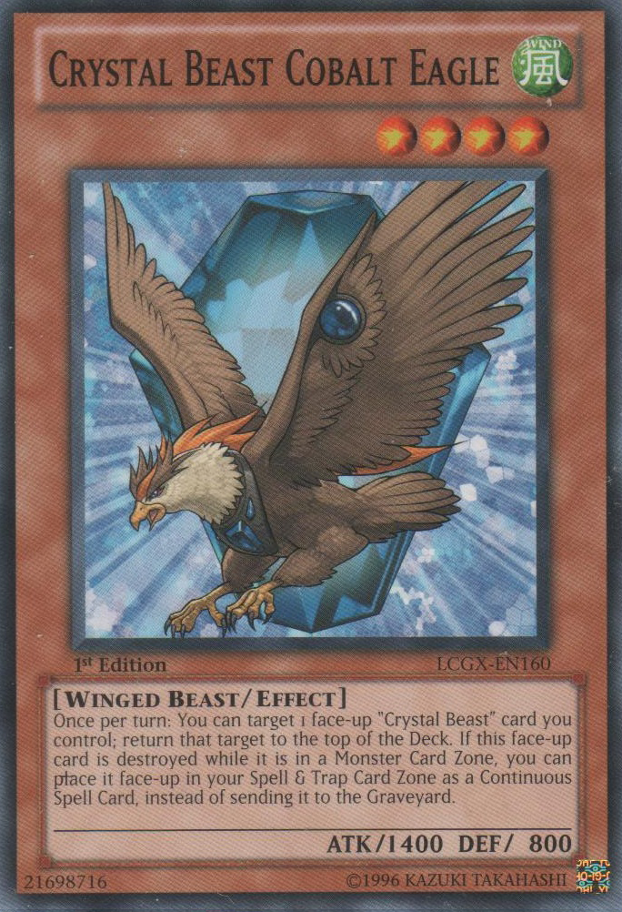 Crystal Beast Cobalt Eagle [LCGX-EN160] Common | Card Merchant Takapuna