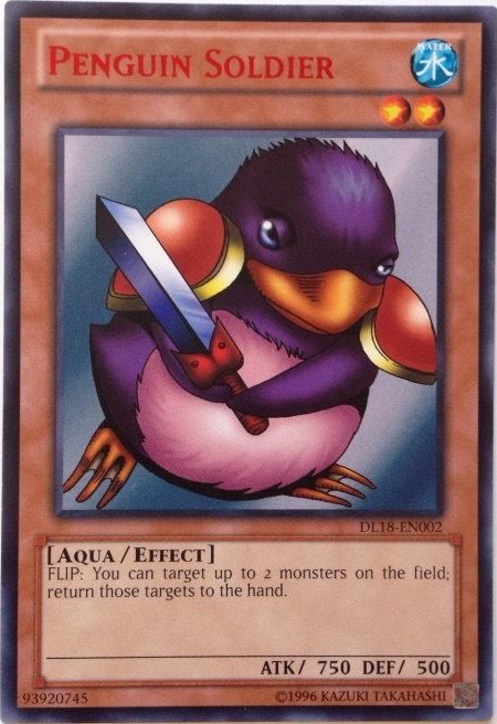 Penguin Soldier (Red - DL18) [DL18-EN002] Rare | Card Merchant Takapuna