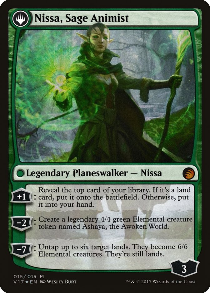 Nissa, Vastwood Seer // Nissa, Sage Animist [From the Vault: Transform] | Card Merchant Takapuna