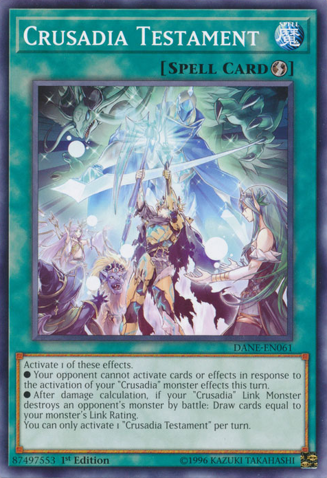 Crusadia Testament [DANE-EN061] Common | Card Merchant Takapuna