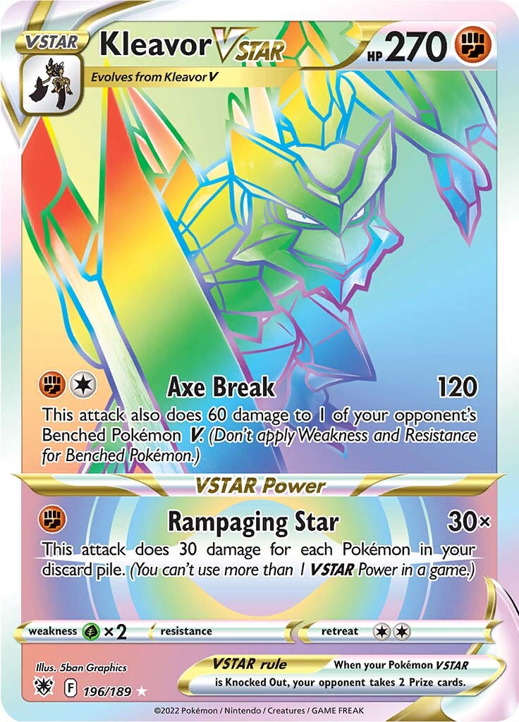 Kleavor VSTAR (196/189) [Sword & Shield: Astral Radiance] | Card Merchant Takapuna