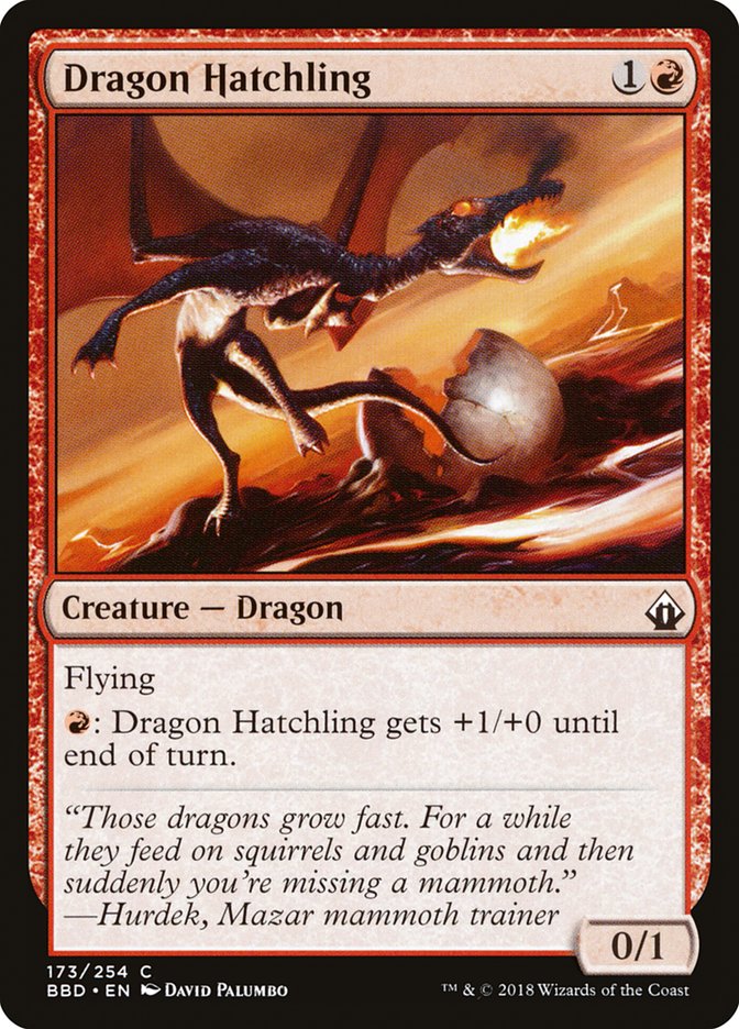 Dragon Hatchling [Battlebond] | Card Merchant Takapuna