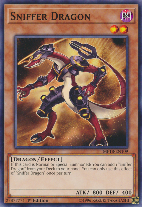 Sniffer Dragon [MP18-EN109] Common | Card Merchant Takapuna