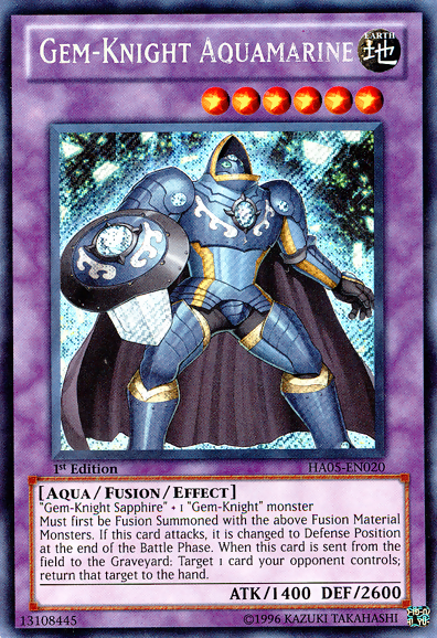 Gem-Knight Aquamarine [HA05-EN020] Secret Rare | Card Merchant Takapuna