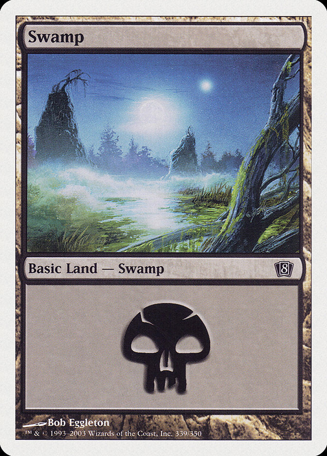 Swamp (339) [Eighth Edition] | Card Merchant Takapuna