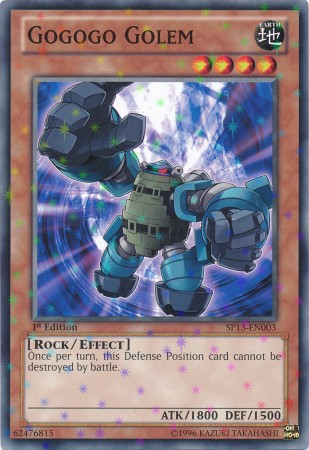 Gogogo Golem [SP13-EN003] Starfoil Rare | Card Merchant Takapuna