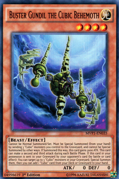 Buster Gundil the Cubic Behemoth [MVP1-EN035] Ultra Rare | Card Merchant Takapuna