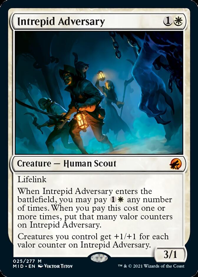 Intrepid Adversary [Innistrad: Midnight Hunt] | Card Merchant Takapuna