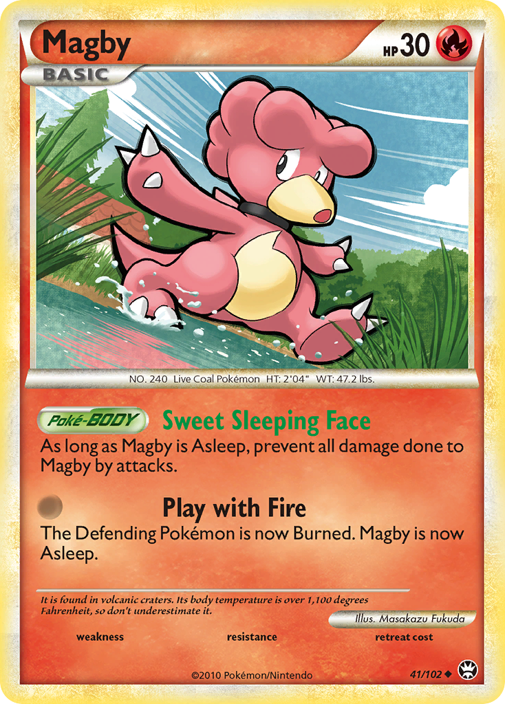 Magby (41/102) [HeartGold & SoulSilver: Triumphant] | Card Merchant Takapuna