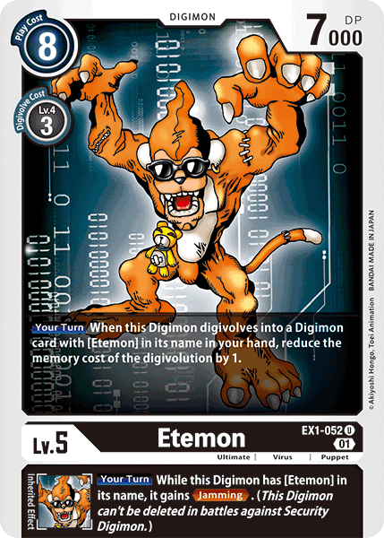 Etemon [EX1-052] [Classic Collection] | Card Merchant Takapuna