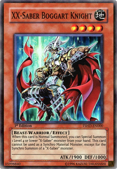 XX-Saber Boggart Knight [TSHD-EN000] Super Rare | Card Merchant Takapuna