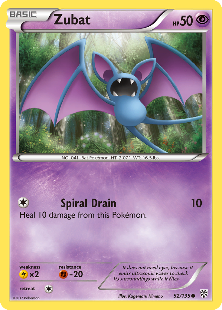 Zubat (52/135) [Black & White: Plasma Storm] | Card Merchant Takapuna