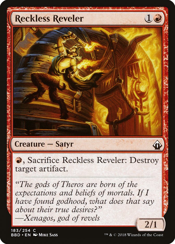 Reckless Reveler [Battlebond] | Card Merchant Takapuna