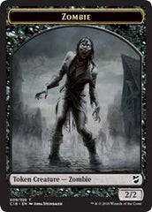 Zombie // Shapeshifter Double-Sided Token [Commander 2018 Tokens] | Card Merchant Takapuna