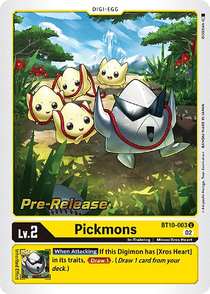 Pickmons [BT10-003] [Xros Encounter Pre-Release Cards] | Card Merchant Takapuna