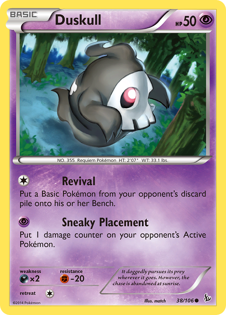 Duskull (38/106) [XY: Flashfire] | Card Merchant Takapuna