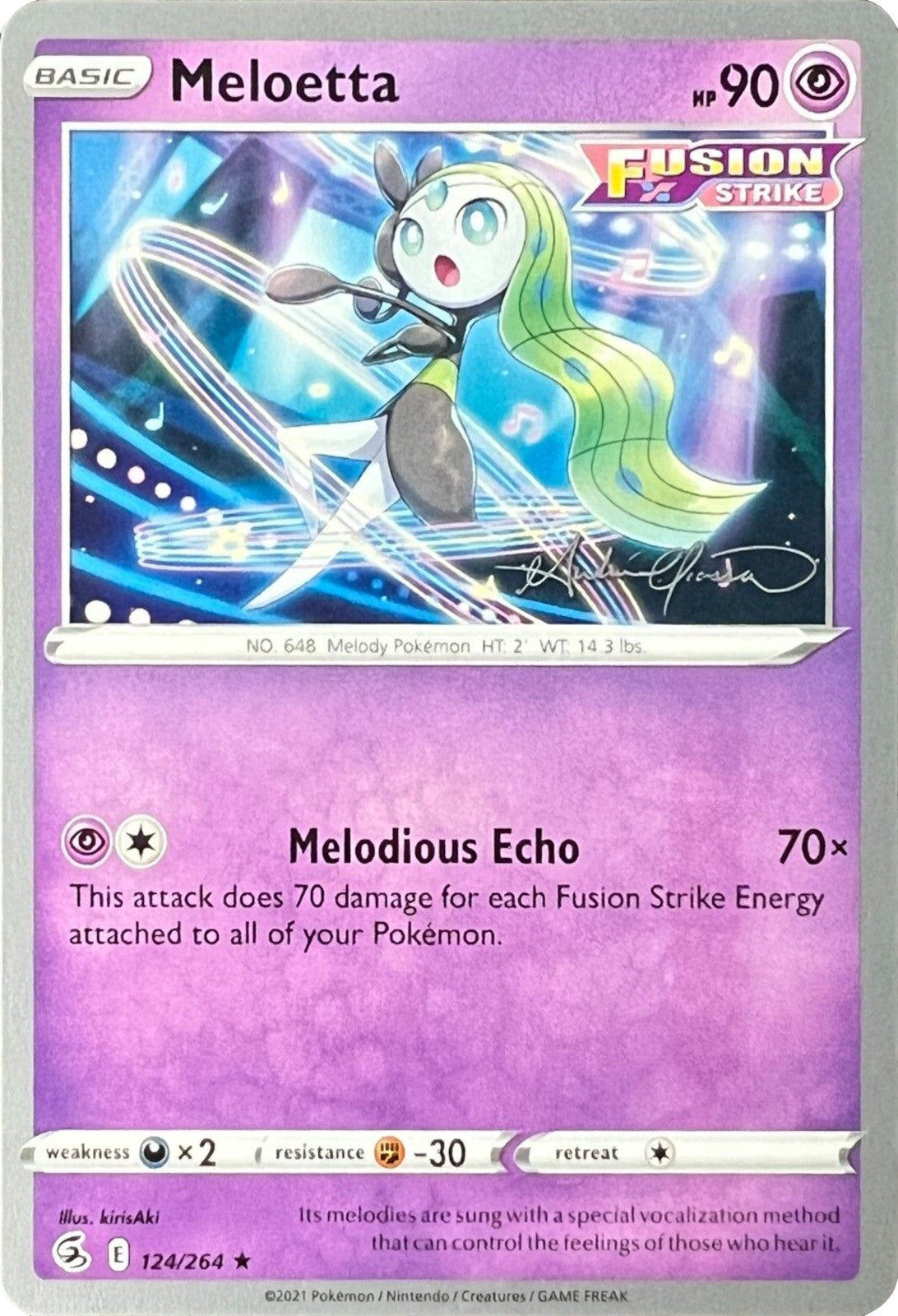 Meloetta (124/264) (The Shape of Mew - Andre Chiasson) [World Championships 2022] | Card Merchant Takapuna