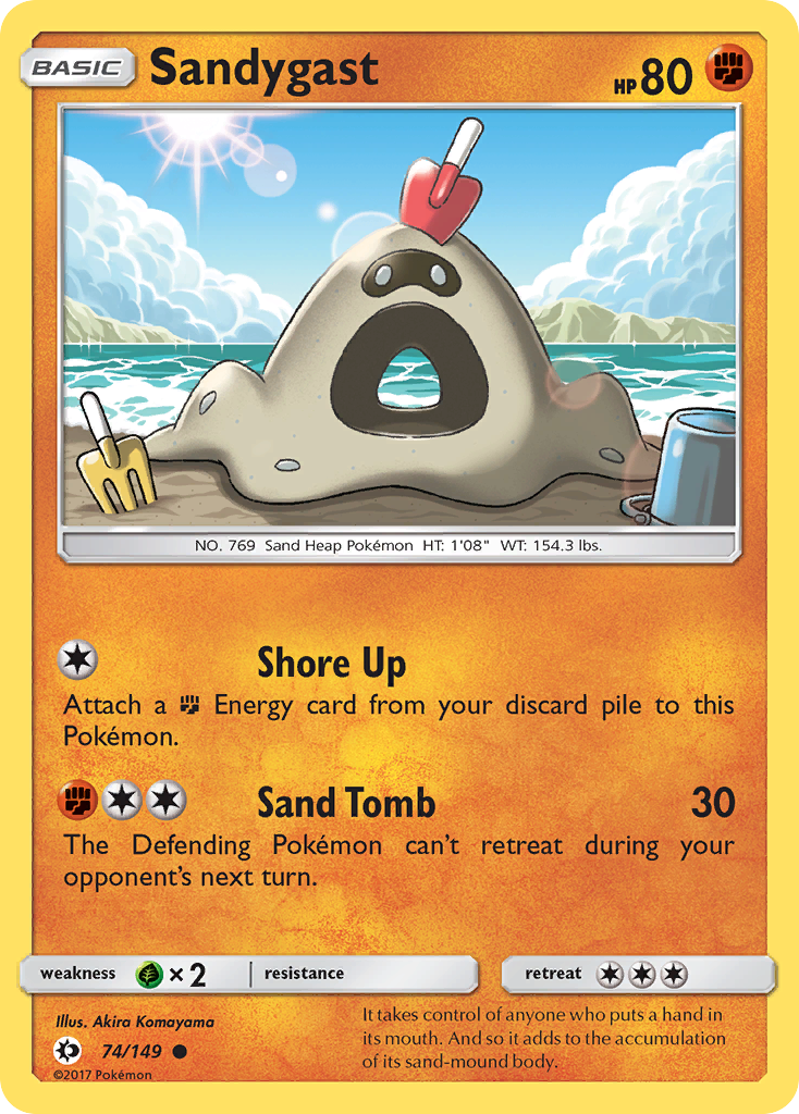 Sandygast (74/149) [Sun & Moon: Base Set] | Card Merchant Takapuna