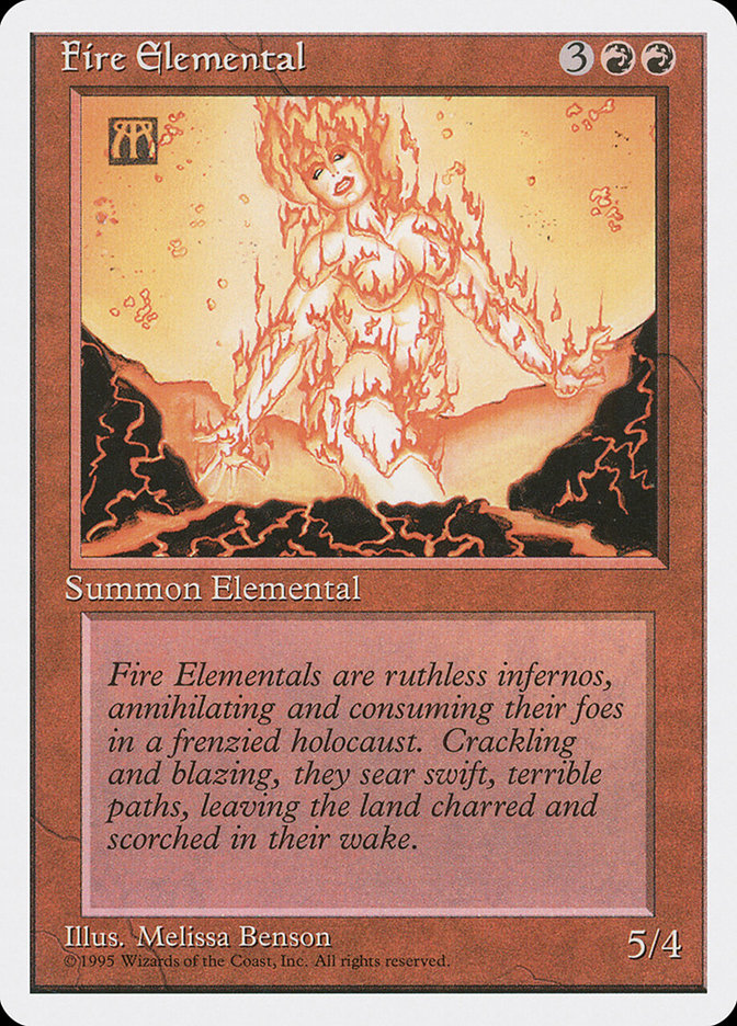 Fire Elemental [Fourth Edition] | Card Merchant Takapuna