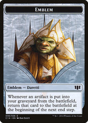 Daretti, Scrap Savant Emblem // Tuktuk the Returned Double-Sided Token [Commander 2014 Tokens] | Card Merchant Takapuna