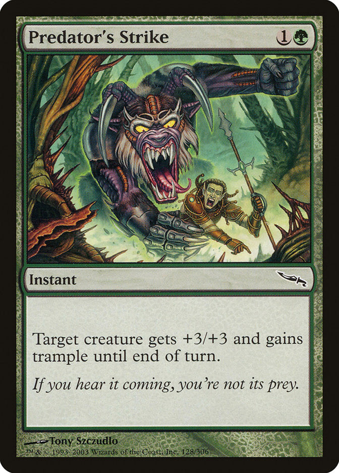 Predator's Strike [Mirrodin] | Card Merchant Takapuna